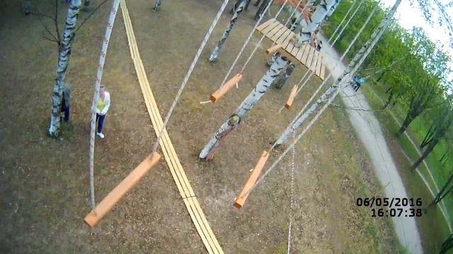 Веревочный парк "Полигон33". Красная трасса смотреть онлайн