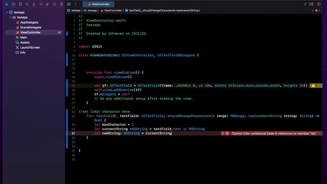 Set the maximum character length of a UITextField in Swift - UITextField Tips 2022 #UITextField смотреть онлайн