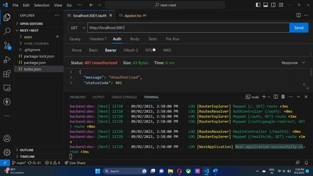 NestJS Backend Demo: NestJS + Supabase + Passport + Google OAuth