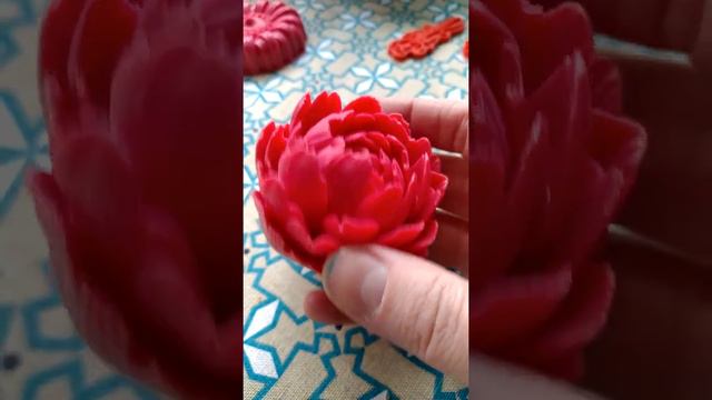 средний пион - новая форма для изготовления мыла. мыло ручной работы. смотреть онлайн