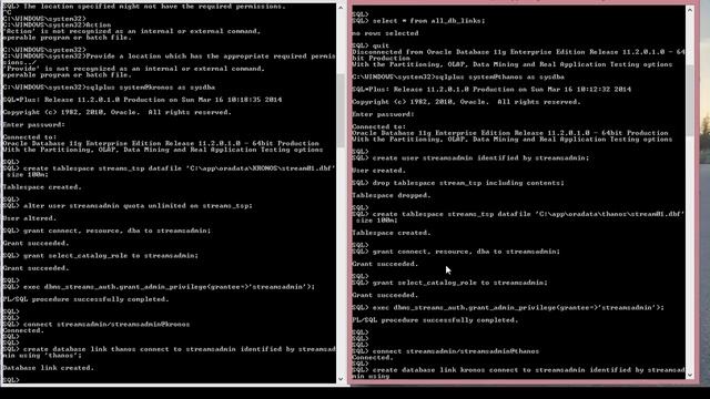 Oracle Streams Setup Demo Pt 1 of 3 смотреть онлайн