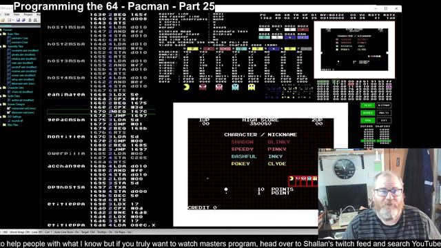 C64 Programming - Pacman Part 25 смотреть онлайн