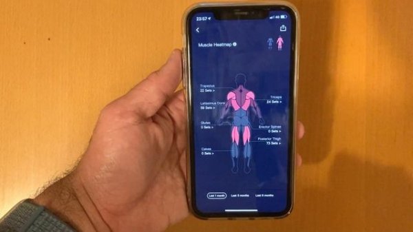 Garmin Muscle Heat Map // Garmin Strength Training