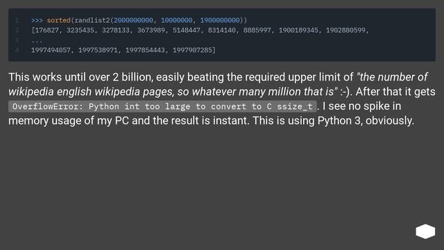 Python random unique values from two non overlapping ranges смотреть онлайн
