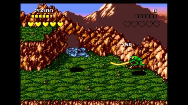 Sega Mega Drive 2 (Smd) 16-bit Battletoads Stage 1