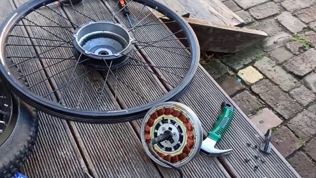 Мотор колесо Bafang 500 ват178 мм Разбираем через 6 лет эксплуатации