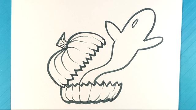 ghost crack open pumpkin how to draw artist learn to draw halloween смотреть онлайн