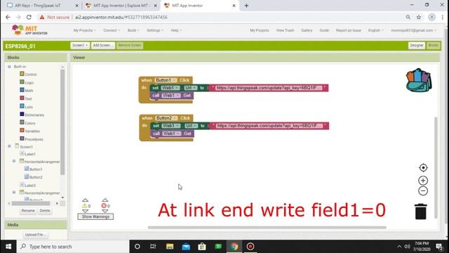 How to program ESP8266 | How to control GPIO pins of ESP8266 using MIT App Inventor ? смотреть онлайн