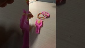 Браслет из резинок.Простое плетение♥️