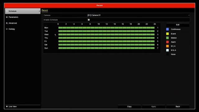 Hikvision NVR | Setting recording options to motion or 24 hours смотреть онлайн