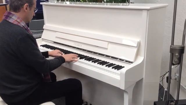 Белое фортепиано пианино кабинетное классическое смотреть онлайн