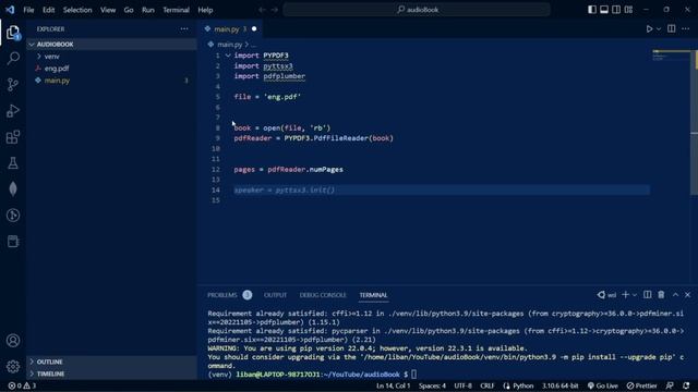 Transform Your PDFs into Audio Books with Python смотреть онлайн