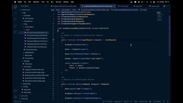 Laravel API with Sanctum and Breeze in 60 mins | Crash course смотреть онлайн