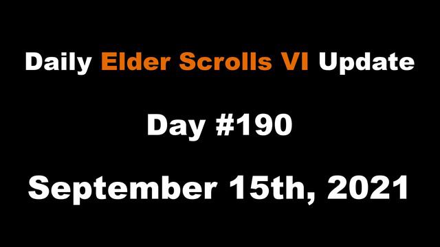 Daily Elder Scrolls VI Update: Day 190 смотреть онлайн