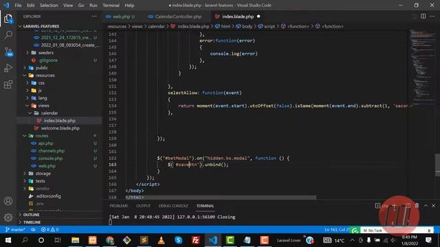 (11) Unbind Click Events from fullcalendar js | Prevent to create event after click on multiple dat смотреть онлайн
