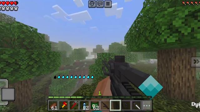 Minecraft PE: Dying Day Z Mod (Zombie Apocalypse, Guns In Minecraft) Gameplay