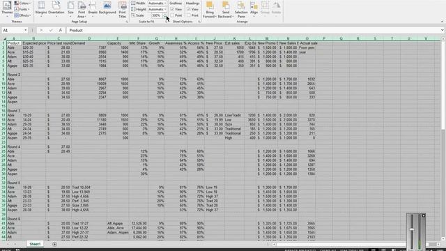 How to change the printing scale percentage in Microsoft Excel 2013 смотреть онлайн