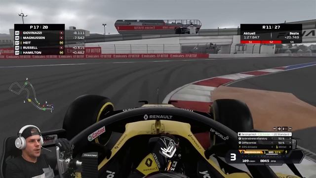 Im falschen Moment zum Boxenstopp! F1 2020 Renault KARRIERE Sotchi GP смотреть онлайн
