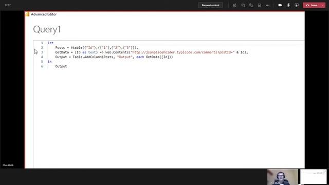 Accessing API and web service data using Power Query - by Chris Webb смотреть онлайн