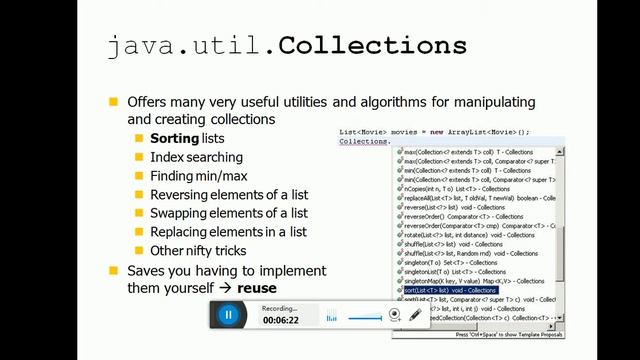 Collection in java смотреть онлайн