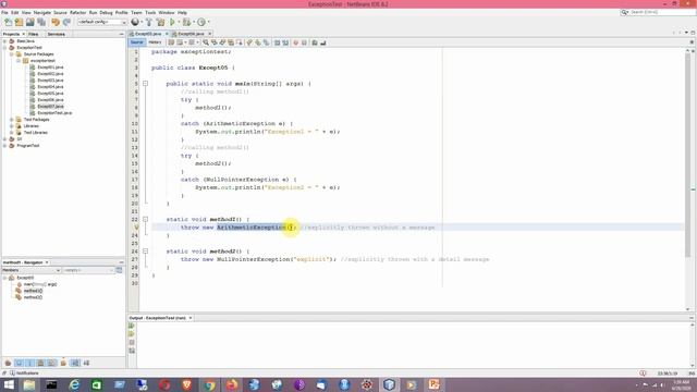 Core_Java_31 - Java throw and throws смотреть онлайн