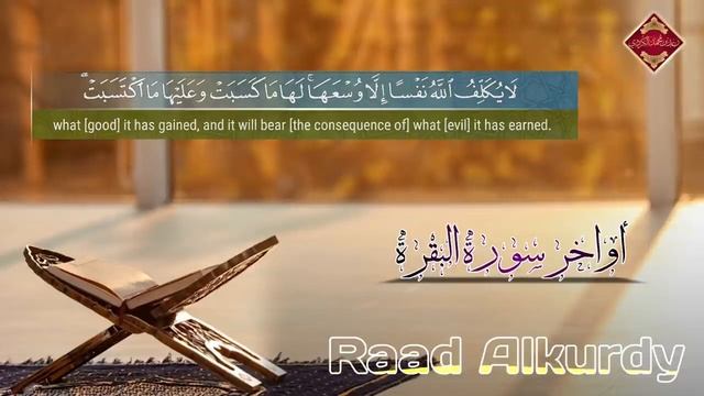 Сура Бакара Мухаммад альКурди ( последние 2 аята) смотреть онлайн