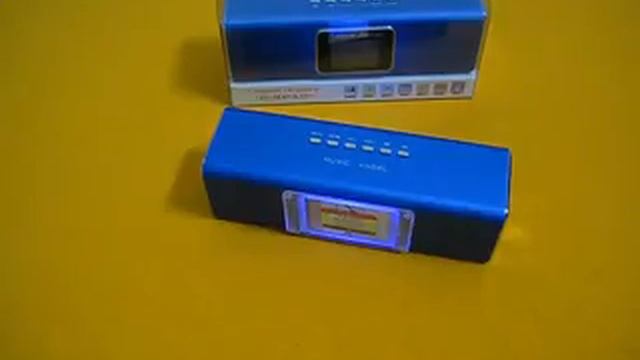 Digital Portable Mini Speaker UK5B Support micro SD card+U disk+ lyrics screen смотреть онлайн