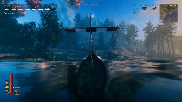 Valheim mountain top ramp. Quick way down for an adventure. смотреть онлайн