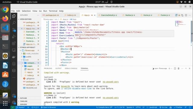 fitness app with react part 1!! смотреть онлайн