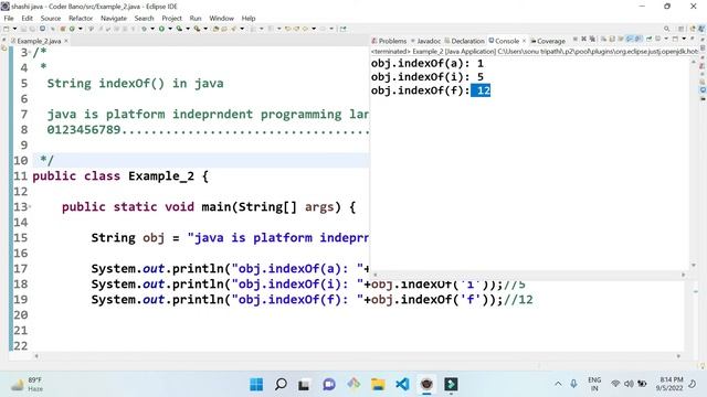 How do you use indexOf() method? смотреть онлайн