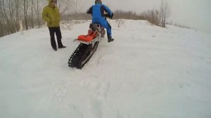 снегобайк honda xr650r