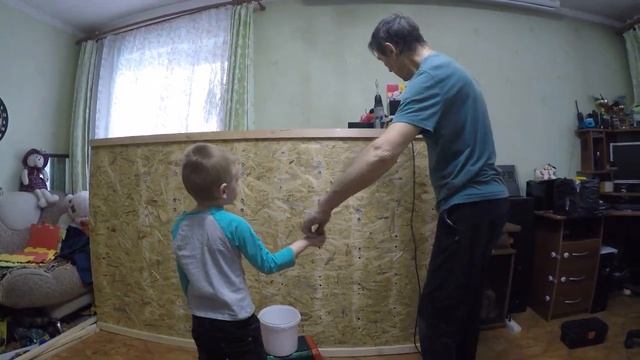 Скалодром дома своими руками от Леонида. смотреть онлайн