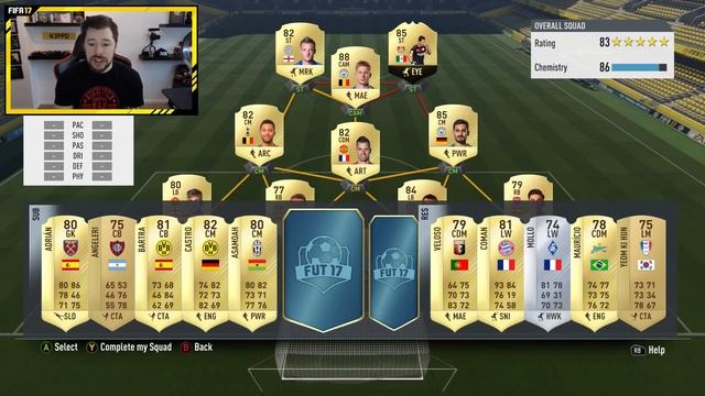 EPIC PACK LUCK! - #FIFA17 DRAFT TO GLORY #6 смотреть онлайн