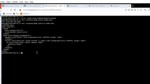 0x03 AirBnB clone Deploy static смотреть онлайн