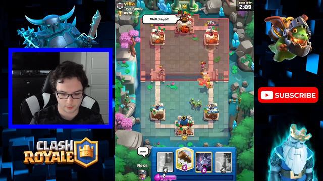 New META! 2.9 Elixir MIGHTY MINER WALLBREAKERS CYCLE DECK in CLASH ROYALE! смотреть онлайн