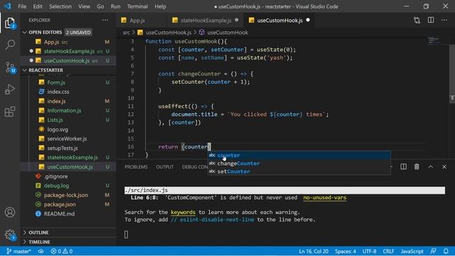 Create Custom Hook in React | Reactjs tutorials смотреть онлайн