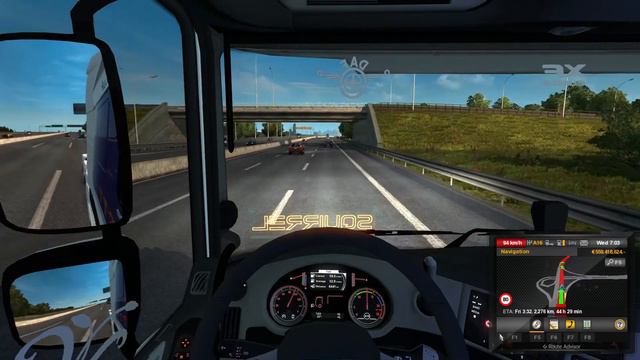 Euro Truck Simulator 2-DAF XF Euro 6 by Ohaha! смотреть онлайн