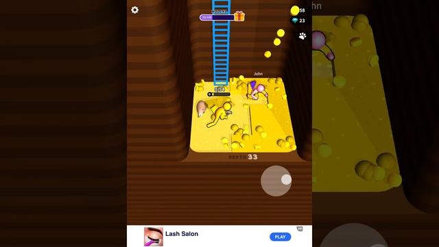 Dig Deep - All Levels Gameplay Android, iOS смотреть онлайн