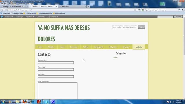 21S. Contact form 7 y captcha configuracion e instalacion.avi смотреть онлайн