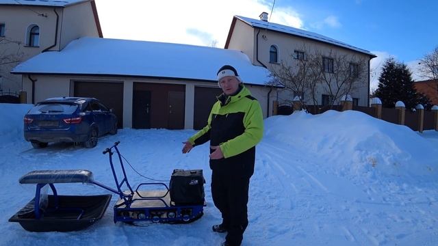 Мотобуксировщик (мотособака) Альбатрос 8 L смотреть онлайн