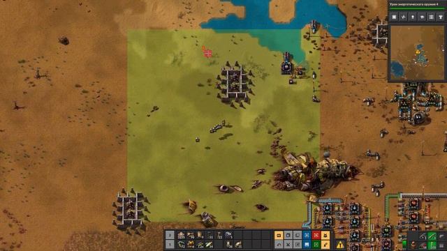 Factorio 1.0 производство лазерных турелей ! Защита с лазерными турелями ! #21 смотреть онлайн