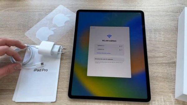Apple iPad Pro (12,9" 6. Generation, 2022) Tablet Overview, Unboxing, iPadOS einrichten & Anleitung