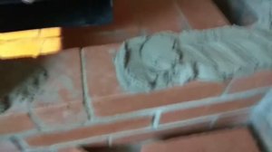 Обкладка кирпичем печного портала банной печи