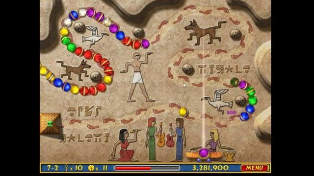 Luxor: Amun Rising STAGE 7-2 WALKING LIKE AN EGYPTIAN GAMEPLAY смотреть онлайн