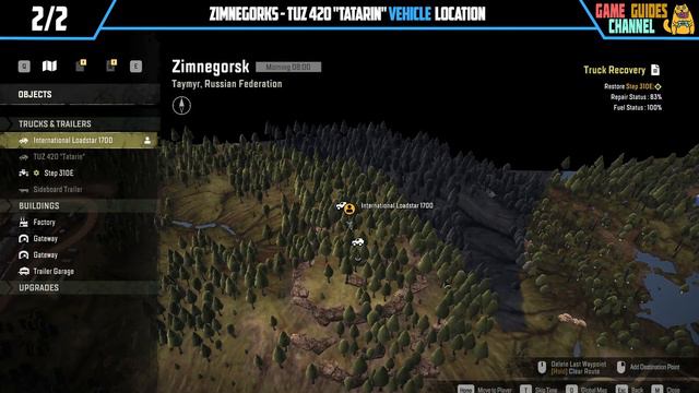SnowRunner All Vehicle Locations Zimnegorsk Taymyr смотреть онлайн