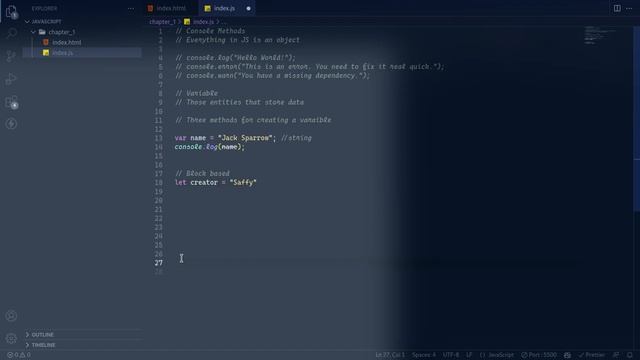 JavaScript for Beginners #1 : Introduction, Basics, Variables and Data Types | Code Enthusiastic смотреть онлайн