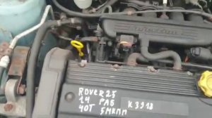 K3918 - engine test Rover 25 1.4i / 14K4F / 5sp.man