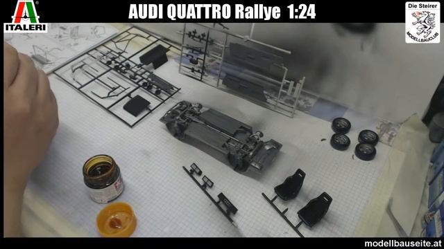 Italeri Audi Quattro Rallye 1:24 Baubericht - Part 6 смотреть онлайн