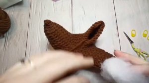 Простой котик спицами МК.