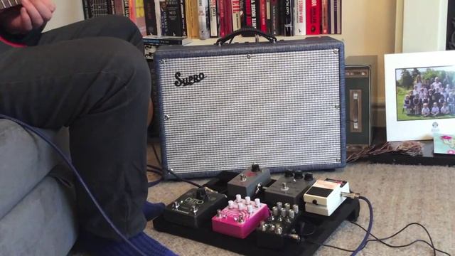 Gibson Melody Maker 1965, Supro 1624T and a few guitar pedals! смотреть онлайн